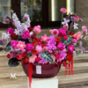 Bình Hoa Tone Đỏ Cao Cấp Tại Hamy Flower